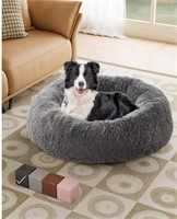 Calming Donut Bed for Dogs and Cats