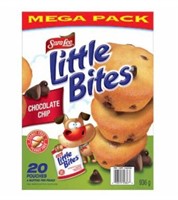20Pk Sara Lee Little Bites Chocolate Chip Muffins