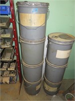 7 Gray Buckets: Laminating Material Resin