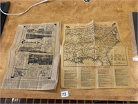 GETTYSBURG BATTLE MAP REPLICAS, 1961