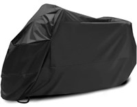 BLACK MOTORCYCLE COVER 12X7FT - SIMILAR TO STOCK