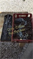 Assorted Chain, Tool Tray With Misc