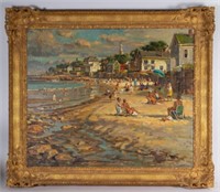 WAYNE MORRELL BEACH PAINTING