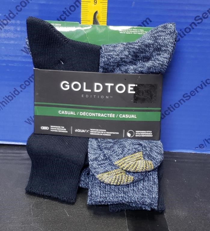5 Pair of Men's Gold Toe Crew Socks