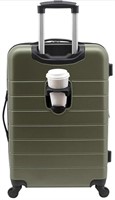 WRANGLER SMART LUGGAGE SET WITH CUP HOLDER AND