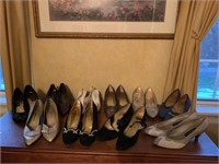 10 Pair ladies shoes