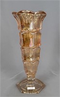 Rosice King James 9 1/2" vase - marigold