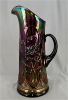 Oriental Poppy tankard water pitcher - purple