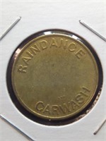 Rain dance car wash token