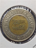 Pearl wash car wash token