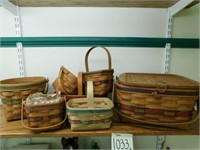 7 Longaberger Baskets