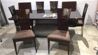 Beautiful Artedi Dinning Table w 6 Chairs T