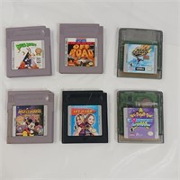 Nintendo Gameboy Games - 6 Video Games
