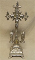 Altar Crucifix with Adoring Saints.