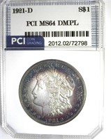 1921-D Morgan MS64 DMPL LISTS $13500