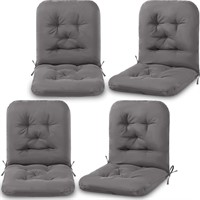 4PK Chunful Tufted Back Chair Cushion