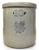 Western 10 Gallon Stoneware Crock