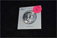 1961 Uncirculated Franklin Half Dollar