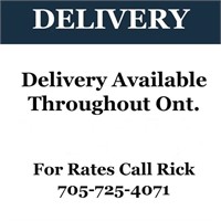 Delivery in Ontario available