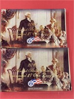 (2) 4 Coin Presidential Dollar Proof Sets: