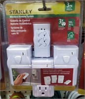 Stanley 3 outlet Wireless Remote system
