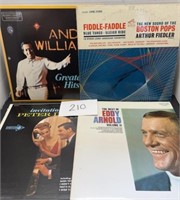 (4) Records; Andy Williams & More; See Pics