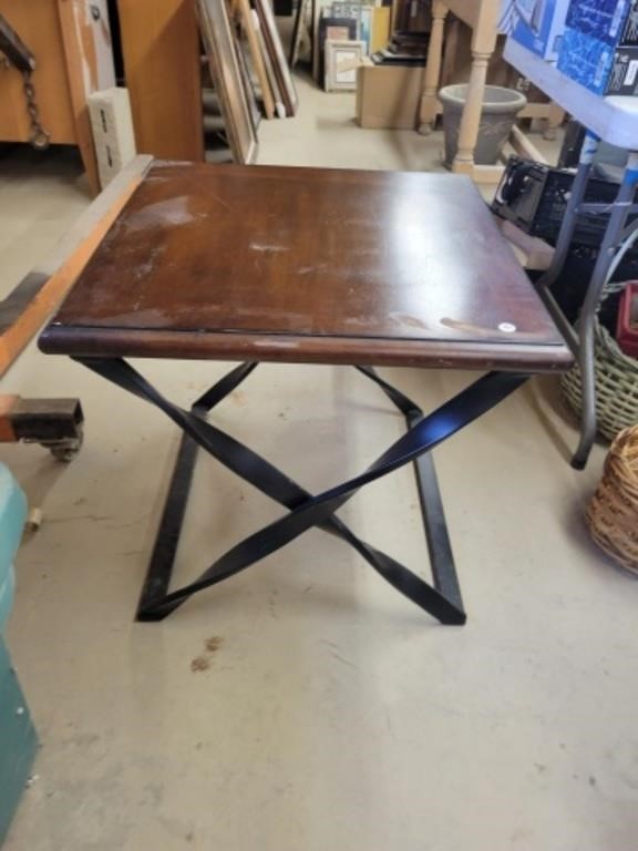 Wooden Topped Table