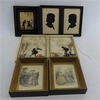Small Framed Silhouettes & Pictures