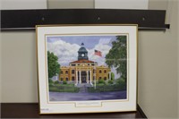 Framed and glazed Print of the Citrus County Court