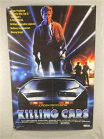Vintage 1980s Killing Cars Movie Poster