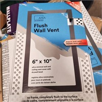 6"x10" Flush Wall Vent