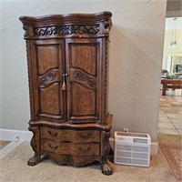 Michael Amini Eden Coll. Wood Claw Foot Armoire