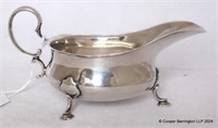 Good KGV Sterling Silver Gravy Boat