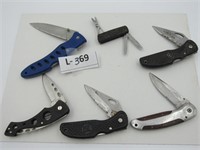 Lot of 6 Pocket Knives