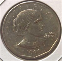 1999 d. Susan b. Anthony dollar