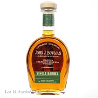 John J. Bowman Single Barrel Bourbon (Green Label)