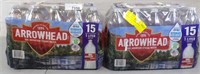 2x Arrowhead 15 1 Liter Bottles