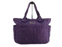 Marc Jacobs Purple Quilted Nylon 2WAY Tote Bag
