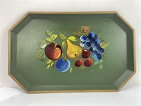 VTG Hand Painted Signed Tray