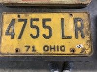 VINTAGE LICENSE PLATE