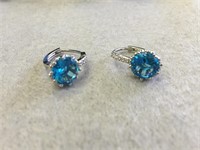 Blue Fashion Earrings