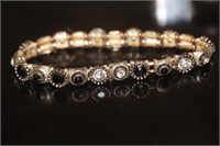 Vintage Jeweled Elastic Bracelet