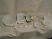 Collection of PYREX & Fire King Glass Dishes