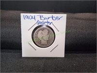 1904 Barber Quarter