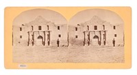 Alamo Mission San Antonio Stereograph Card