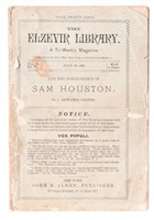 Life And Achievements Of Sam Houston 1855 Book