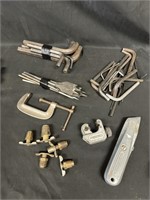 Misc. Tools, Pipe Cutter, Hex Keys, Spade Bits & M