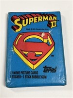 1980 SUPERMAN 2 WAX PACK UNOPENED