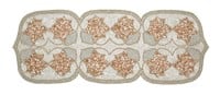 Silver Beaded Table Runner 36 Inches Long - Beauti