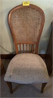 Wooden Rattan Dining Chair, 20x19x42in